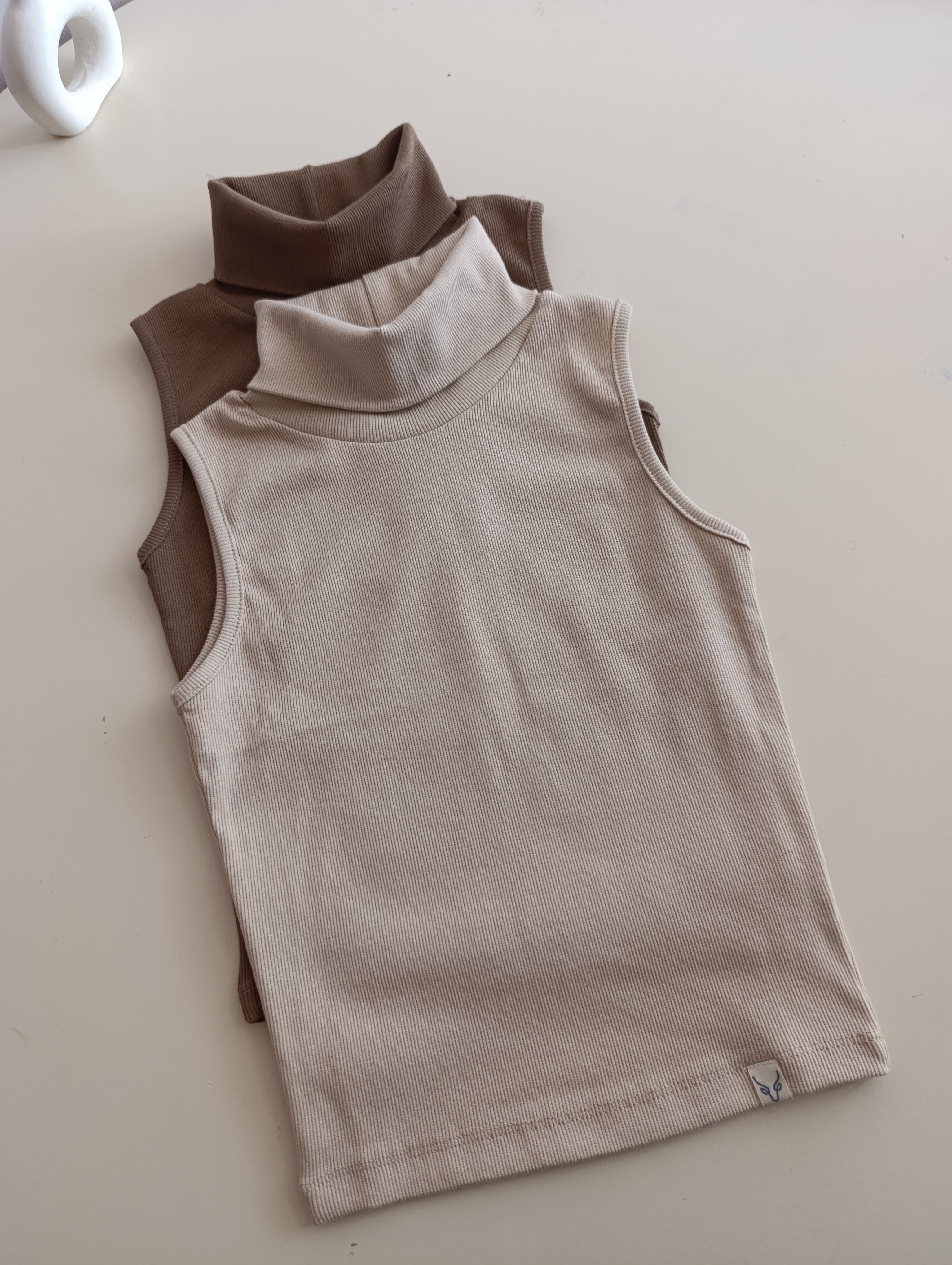 تاپ یقه اسکی زنانه طرحvجنس کشبافت