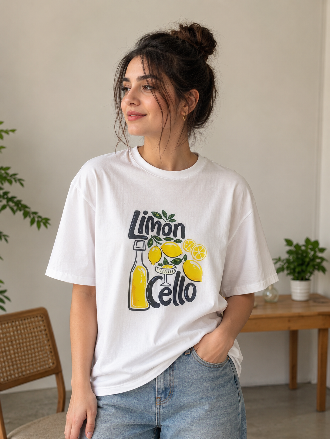 تیشرت باکسی زنانه مدلsummer